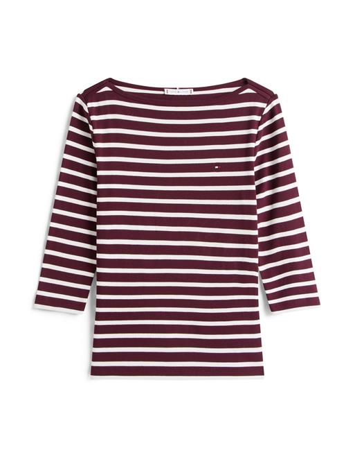 TOMMY HILFIGER Shirts 'NEW CODY'  bordeaux / hvid