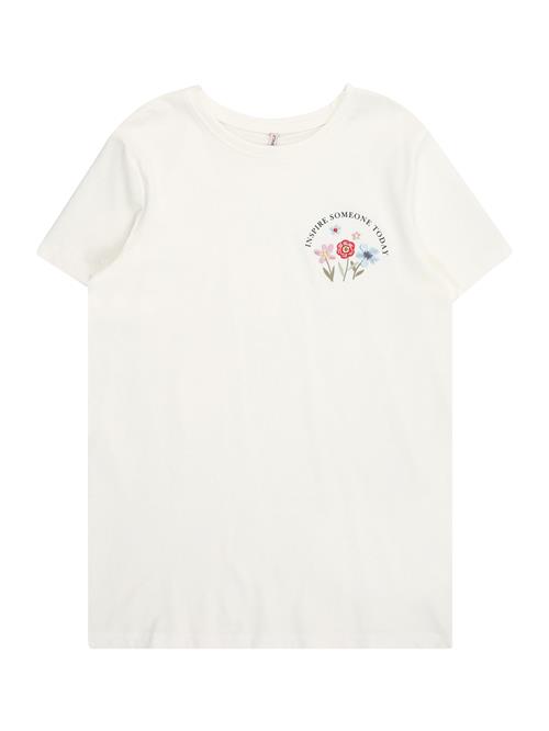 Se ONLY GIRLS Bluser & t-shirts 'KOGEMMA'  lyseblå / oliven / rød / hvid ved About You