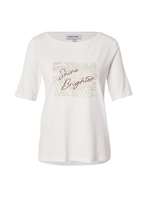 MORE & MORE Shirts  beige / brun / offwhite