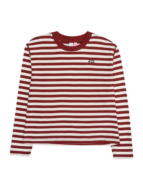 Vero Moda Girl Bluser & t-shirts 'VMLEILA'  vinrød / hvid