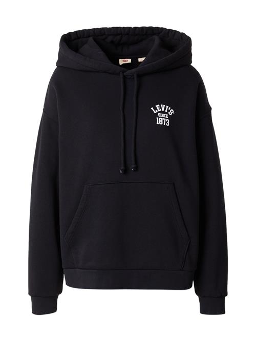 LEVI'S ® Sweatshirt 'Graphic Salinas Hoodie'  sort / hvid