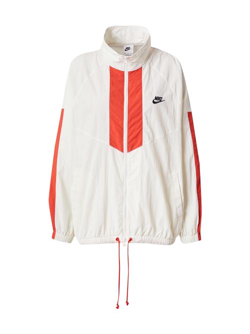 Nike Sportswear Overgangsjakke  creme / mørkeorange / sort
