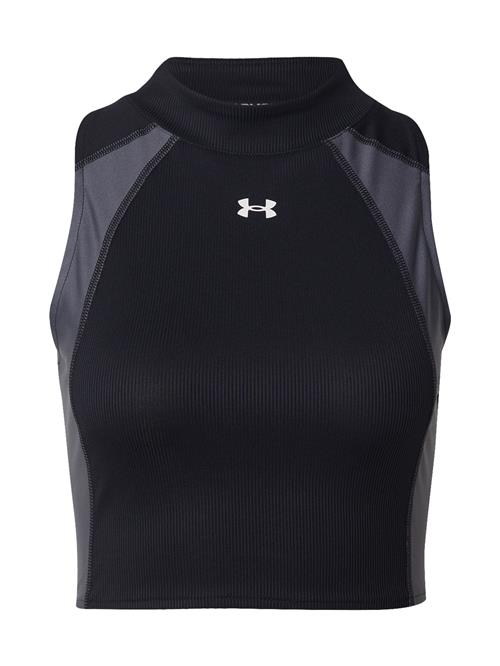 UNDER ARMOUR Sportsoverdel  stone / sort / hvid