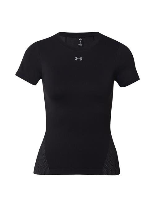 UNDER ARMOUR Funktionsbluse 'Vanish'  sort / hvid