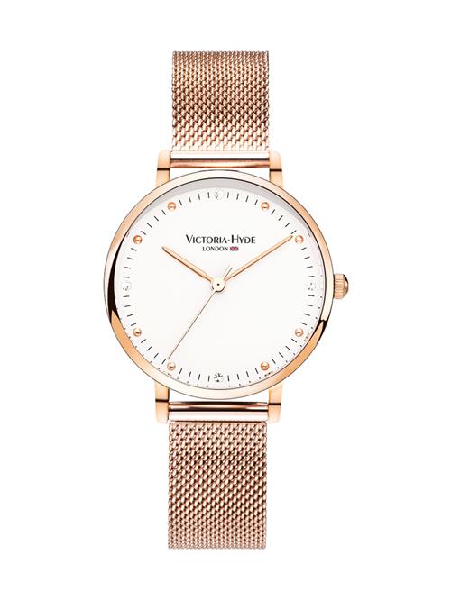 Victoria Hyde Analogt ur  rosa guld / hvid
