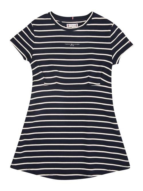 Se TOMMY HILFIGER Kjole  navy / hvid ved About You