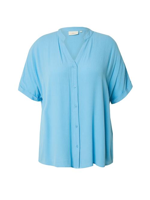 ONLY Carmakoma Bluse 'CARROWA'  himmelblå