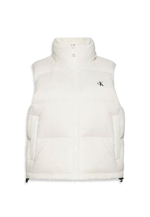 Calvin Klein Jeans Vest 'ESSENTIAL'  sort / hvid