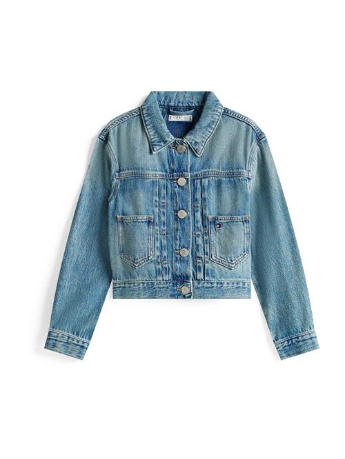 TOMMY HILFIGER Overgangsjakke  elfenben / blue denim / knaldrød