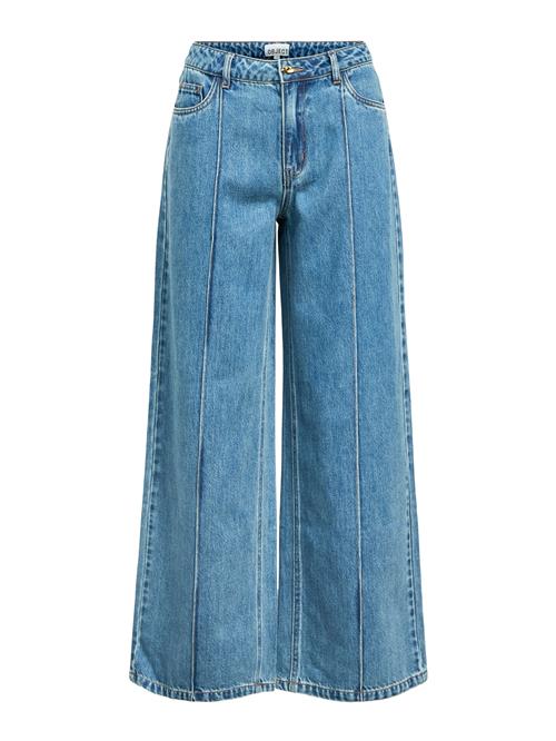 OBJECT Jeans med lægfolder 'OBJMOJI DIVONA'  blue denim