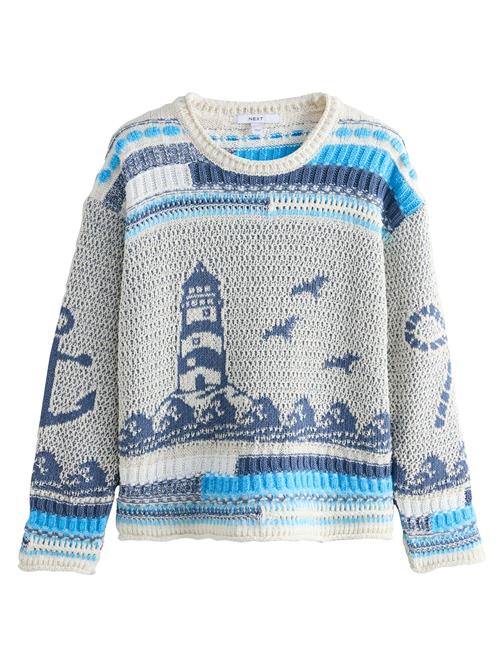 Next Pullover  blå / navy / grå