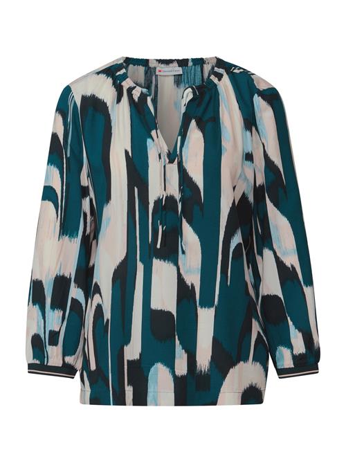 Se STREET ONE Bluse  ecru / cyanblå / lyseblå / hvid ved About You