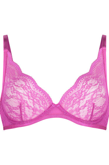 Hunkemöller Ikke-formstøbt bøjle-bh Isabelle lilla