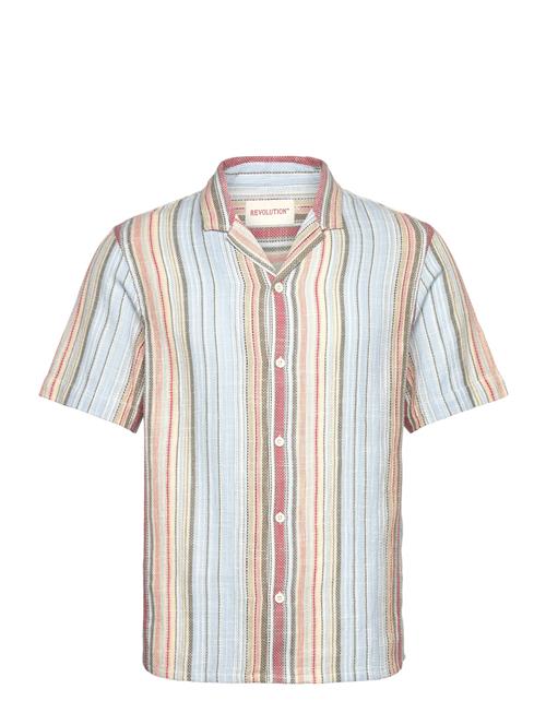 Short-Sleeved Cuban Shirt Revolution Patterned
