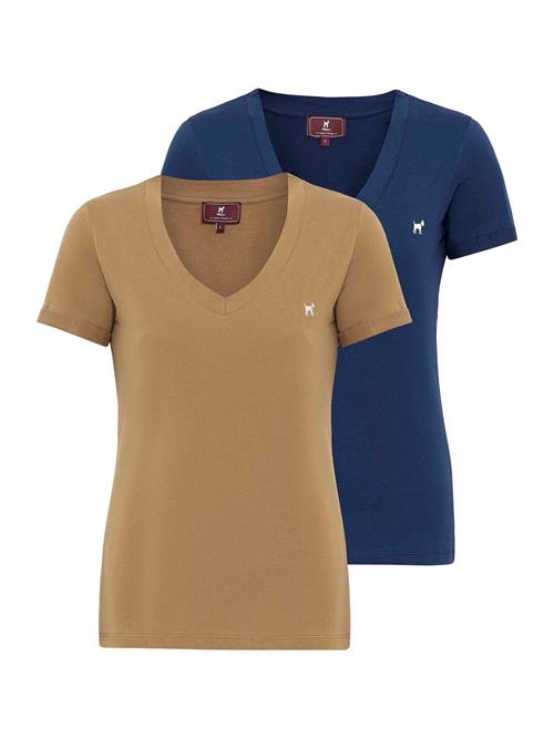 Williot Shirts  camel / mørkeblå