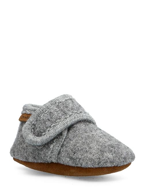 Baby Wool Slippers En Fant Grey