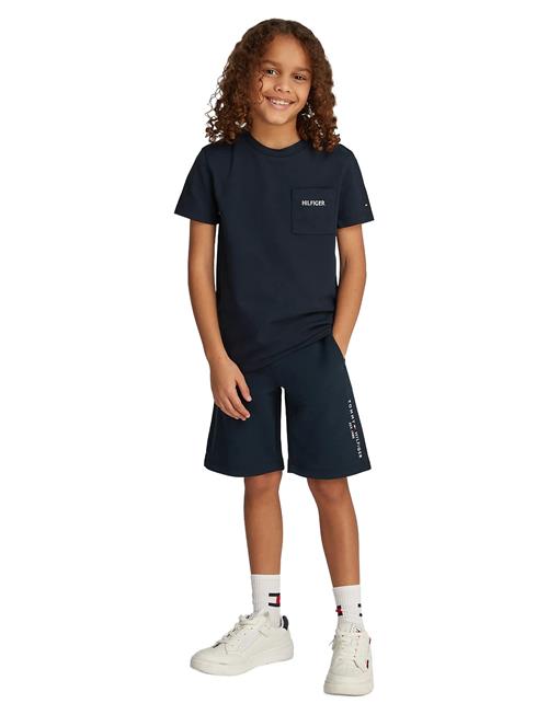 Hilfiger Emb Reg Pique Tee Ss Tommy Hilfiger Navy