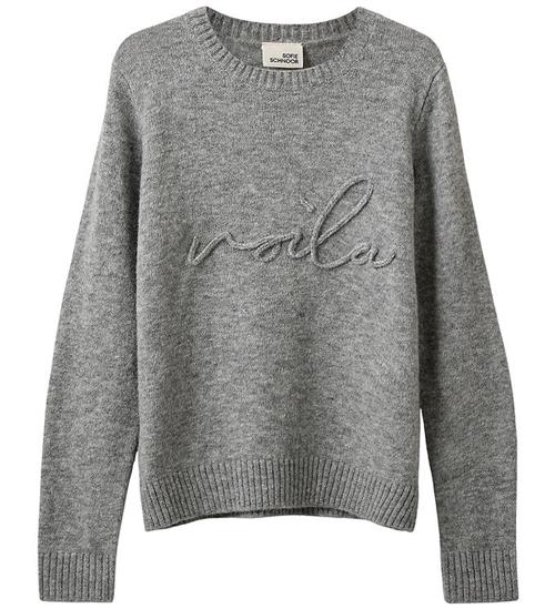 Sofie Schnoor Bluse - Strik - Grey Melange