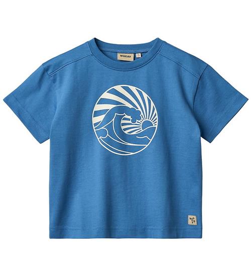 Wheat T.shirt - Wally - Blå