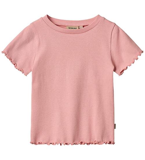 Wheat T-shirt - Rib - Alicia - Rose