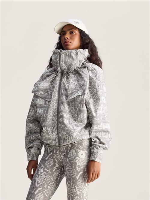 ADIDAS BY STELLA MCCARTNEY Sportsjakke  røgblå / offwhite