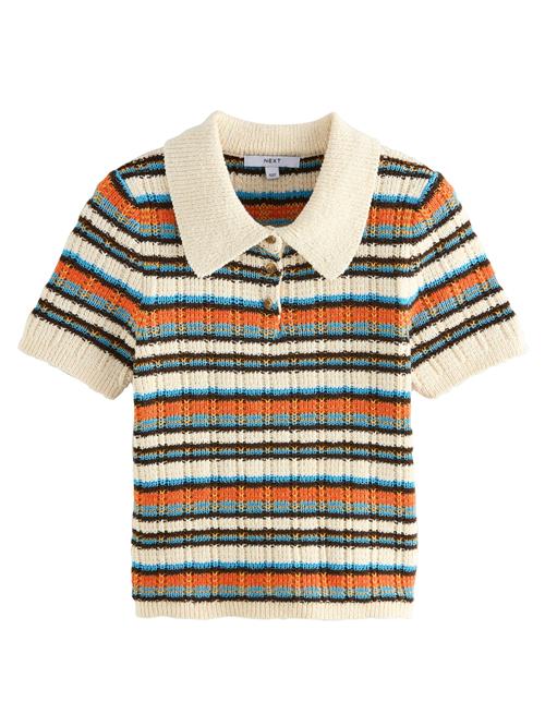 Next Pullover  ecru / azur / orange