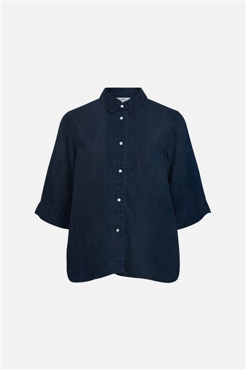 Frame 2/4 Denimtop - Mørkeblå Denim Rinse wash - Object