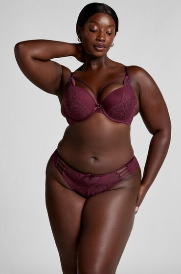 Hunkemöller Polstret push-up bøjle-bh Isadora rød