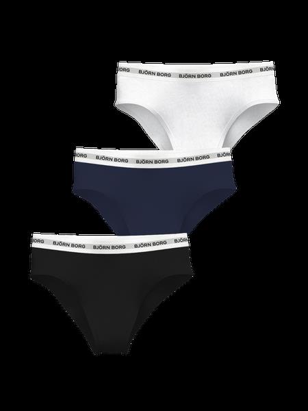 Björn Borg Logo Highwaist Briefs 3-pack Multi, XXL