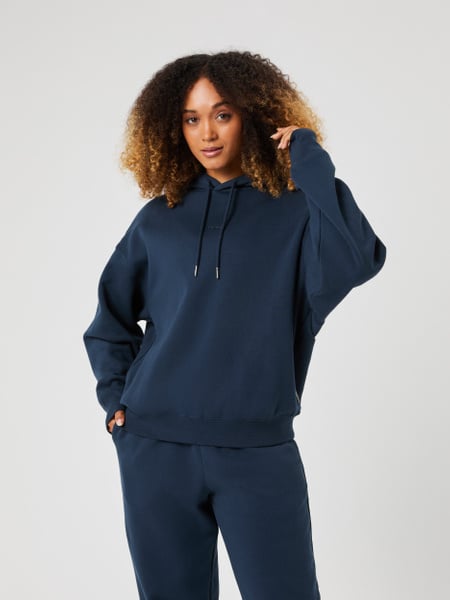 Björn Borg Studio Oversized Hoodie Marineblå, S