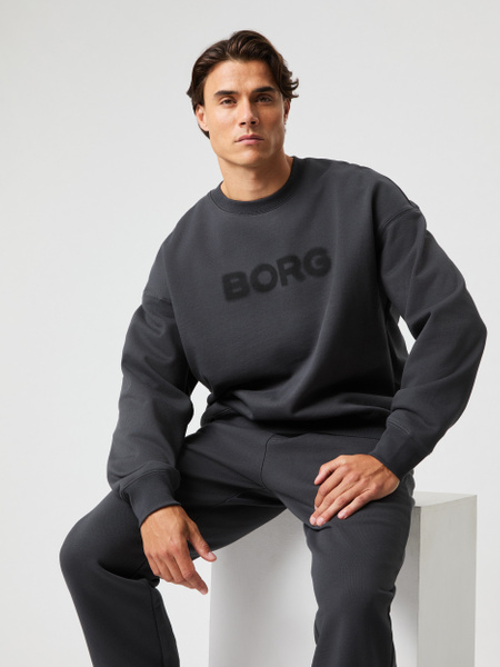 Björn Borg Borg Oversized Sweatshirt Grå, XXL