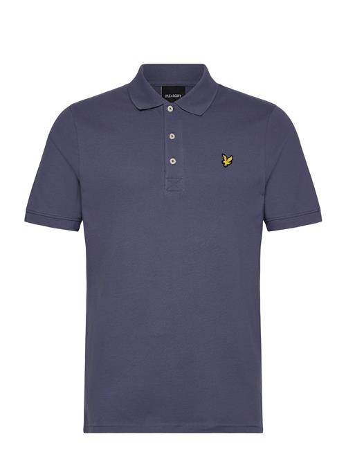 Plain Polo Shirt Lyle & Scott Navy
