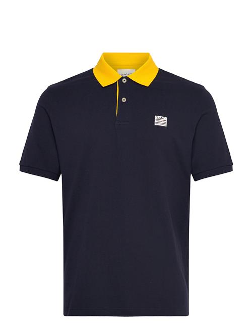 Contrast Ss Polo GANT Navy