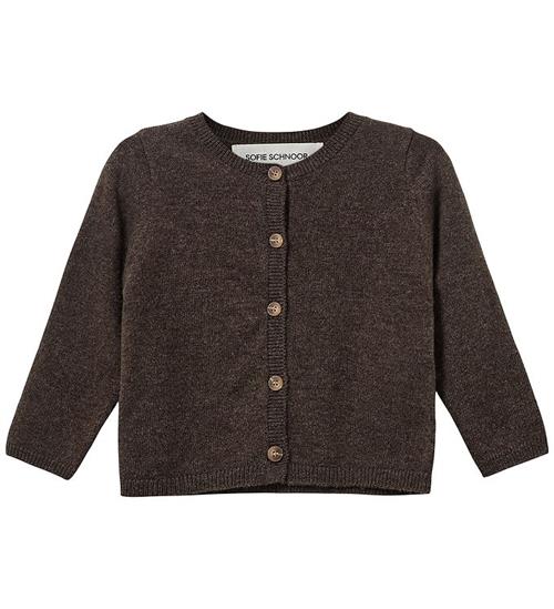 Sofie Schnoor Cardigan - Strik - Uld - Cisse - Brown Fudge