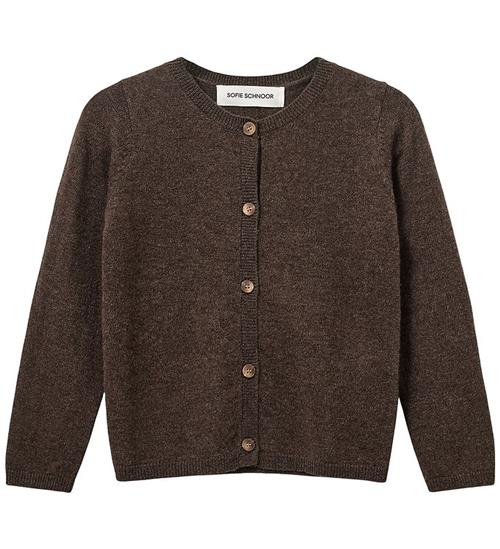 Sofie Schnoor Cardigan - Strik - Uld - Cisse - Brown Fudge