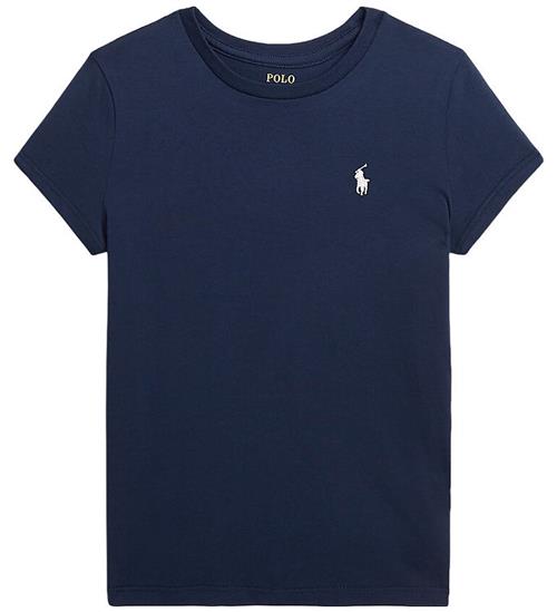 Polo Ralph Lauren T-shirt - Newport Navy m. Hvid