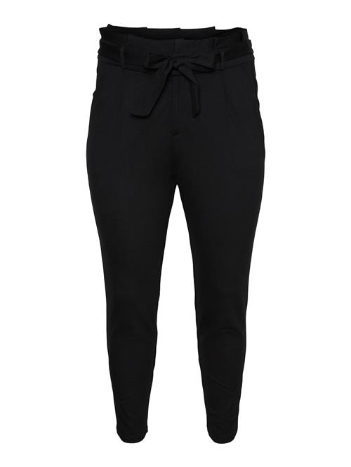 Vero Moda Curve Bukser med lægfolder 'Eva'  sort