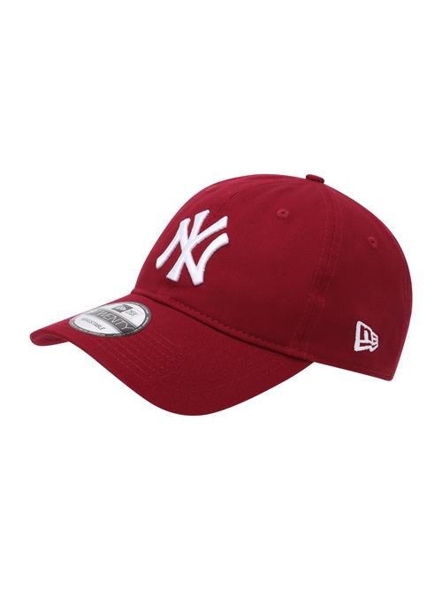 NEW ERA Hætte 'NOS LEAGUE ESS 9TWENTY NEYYAN'  mørkerød / hvid