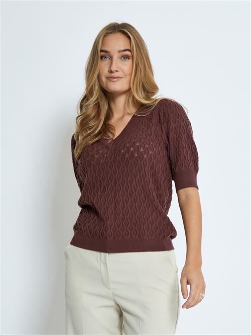Peppercorn Pullover 'Rosalia'  vinrød
