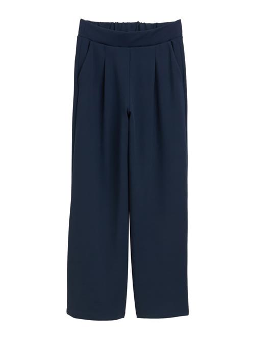 TOM TAILOR DENIM Bukser med lægfolder  mørkeblå