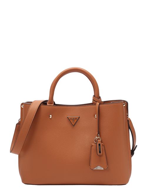GUESS Håndtaske 'Meridian II Girlfriend SAT'  cognac