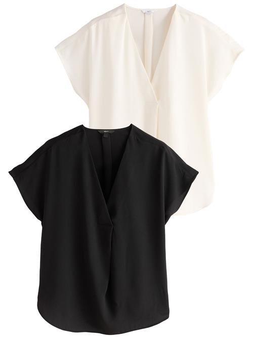 Next Bluse  sort / hvid