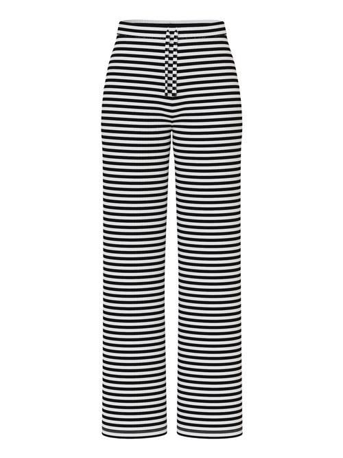 PIECES Bukser 'PCLAYA'  sort / offwhite