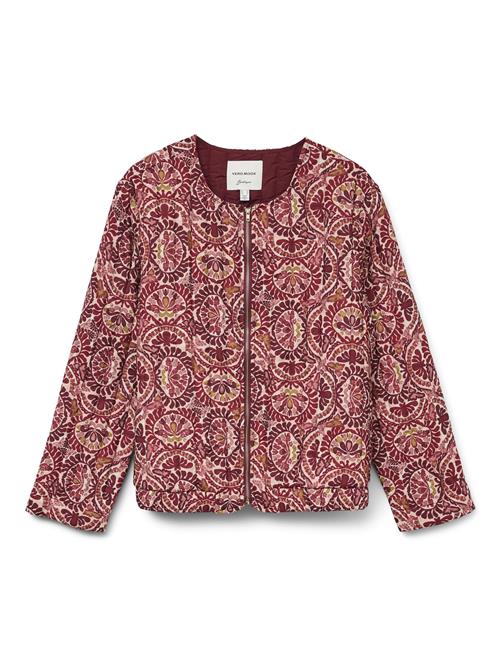 Se VERO MODA Overgangsjakke 'VMFLORENCE'  lysebeige / mørkebrun / lilla / rød / purpur ved About You