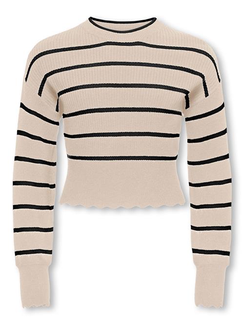 ONLY GIRLS Pullover 'KOGIBI '  beige / sort