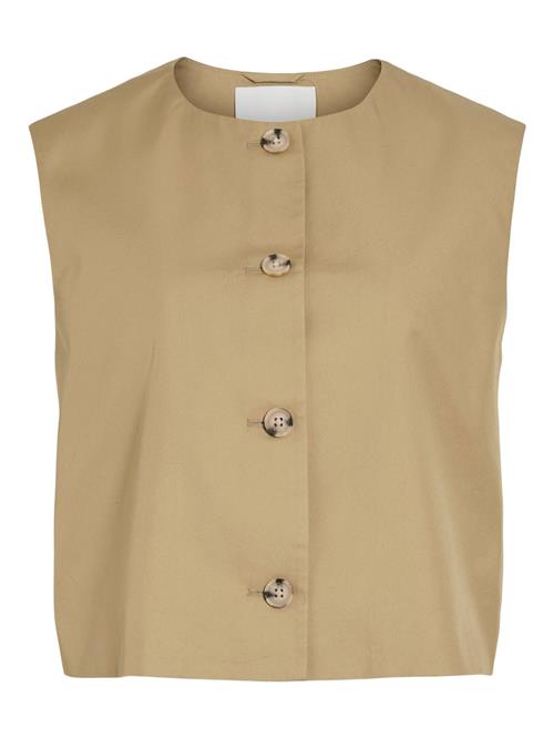 ROUGE EDIT Jakkesætsvest  beige