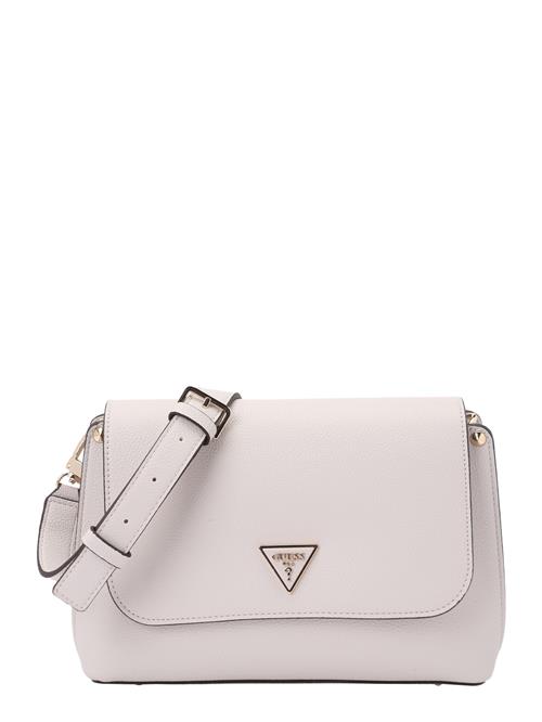 GUESS Skuldertaske 'MERIDIAN II FLAP CROSSBODY'  elfenben