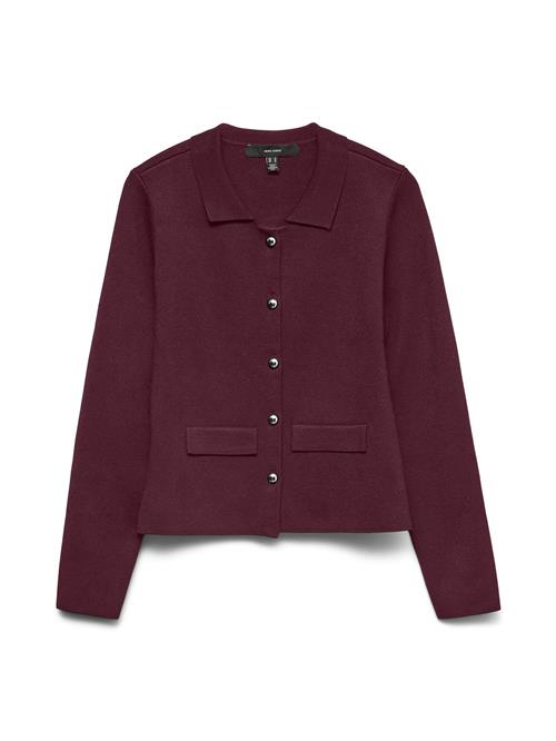 VERO MODA Cardigan 'VMElise'  vinrød
