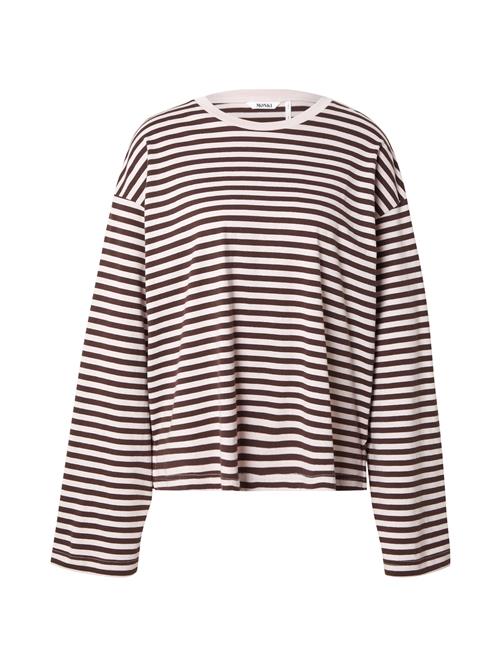 Monki Shirts  mørkebrun / pastelpink