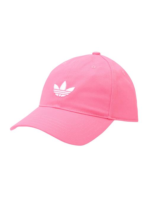 ADIDAS ORIGINALS Hætte 'Adicolor Classic Trefoil'  lys pink / hvid